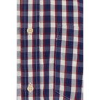 Camicia Vintage Best Company Quadri Blu Rosso Bianco Cotone Uomo S