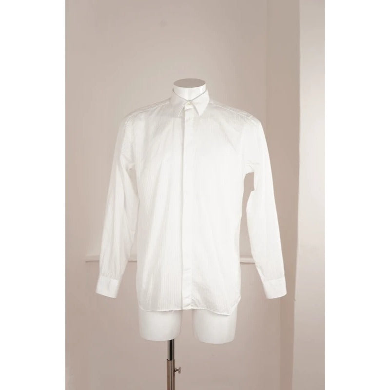 Camicia Valentino Vintage Bianca 100% Cotone Made in Italy L