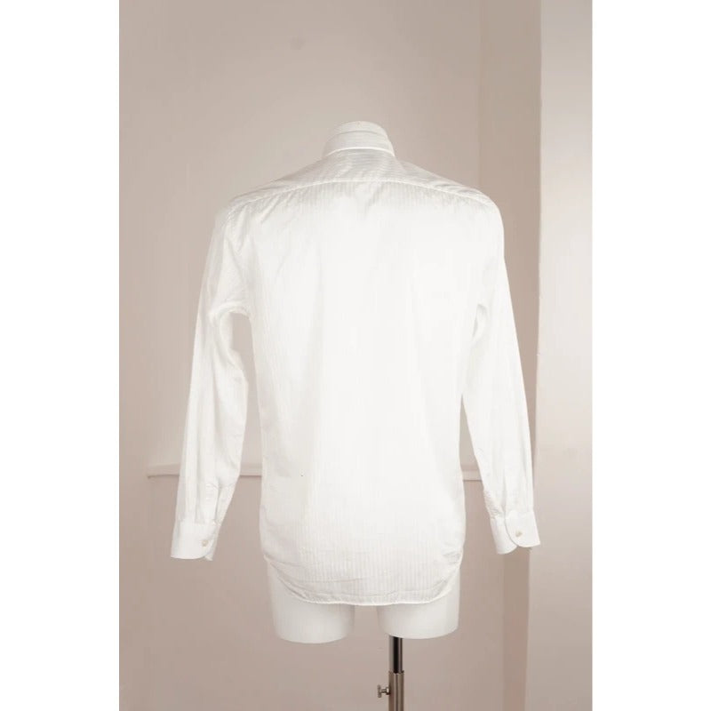 Camicia Valentino Vintage Bianca 100% Cotone Made in Italy L
