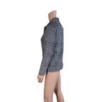 shoulders  38chest 44waist  41hips  42sleeves  55length  60