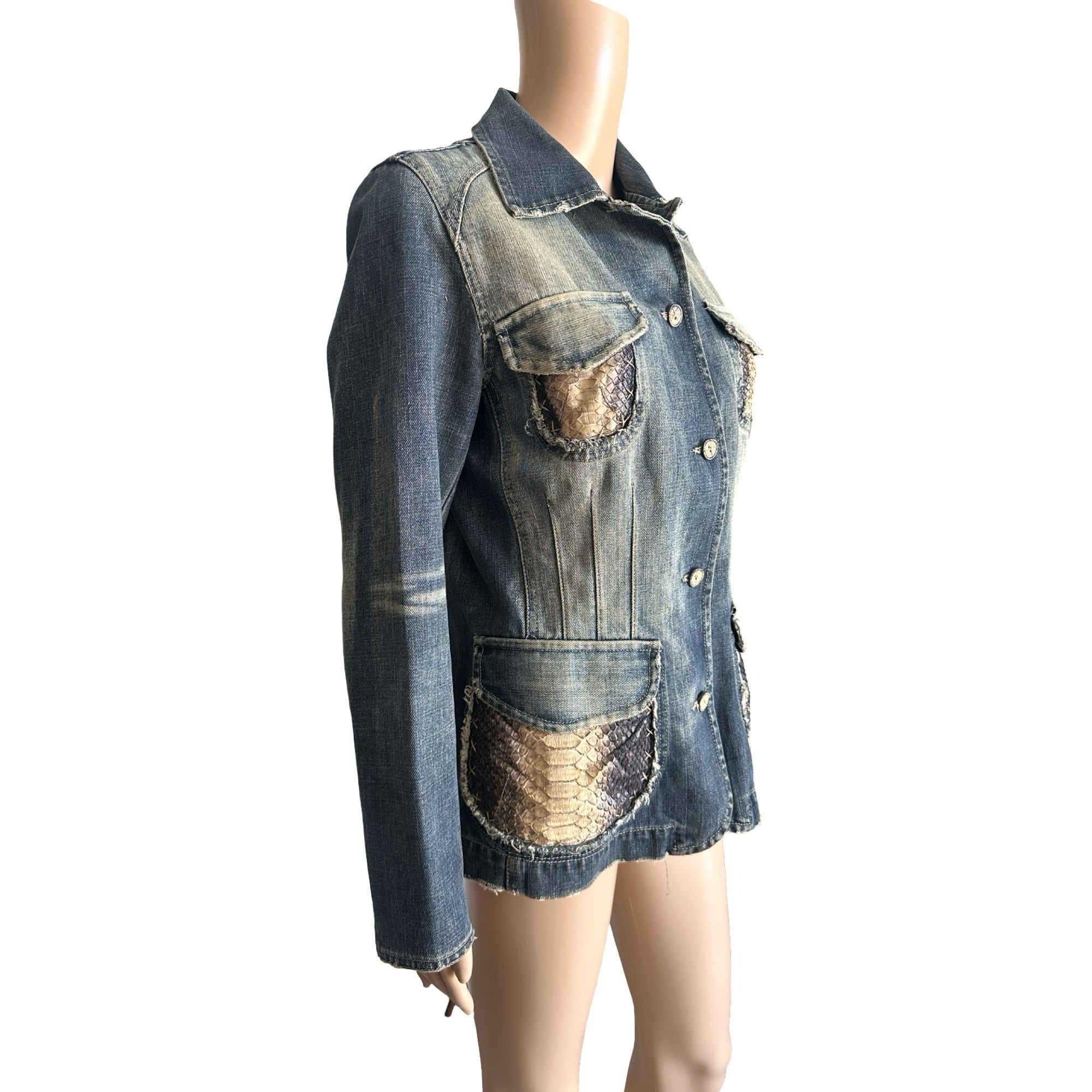 visconf denim jcket