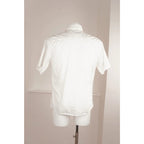 Camicia Uomo Matt Davis Bowling Rockabilly Ricamata Bianca Cotone XL