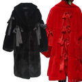 gabbana 2017 runway rabbit coat