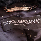 gabbana 2017 runway rabbit coat
