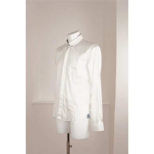 Camicia Sonny Bono bianca stretch uomo XXL