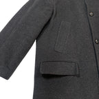 Lana e Cashmere Men’s Wool Cashmere Blend Overcoat Italy EU 54 L